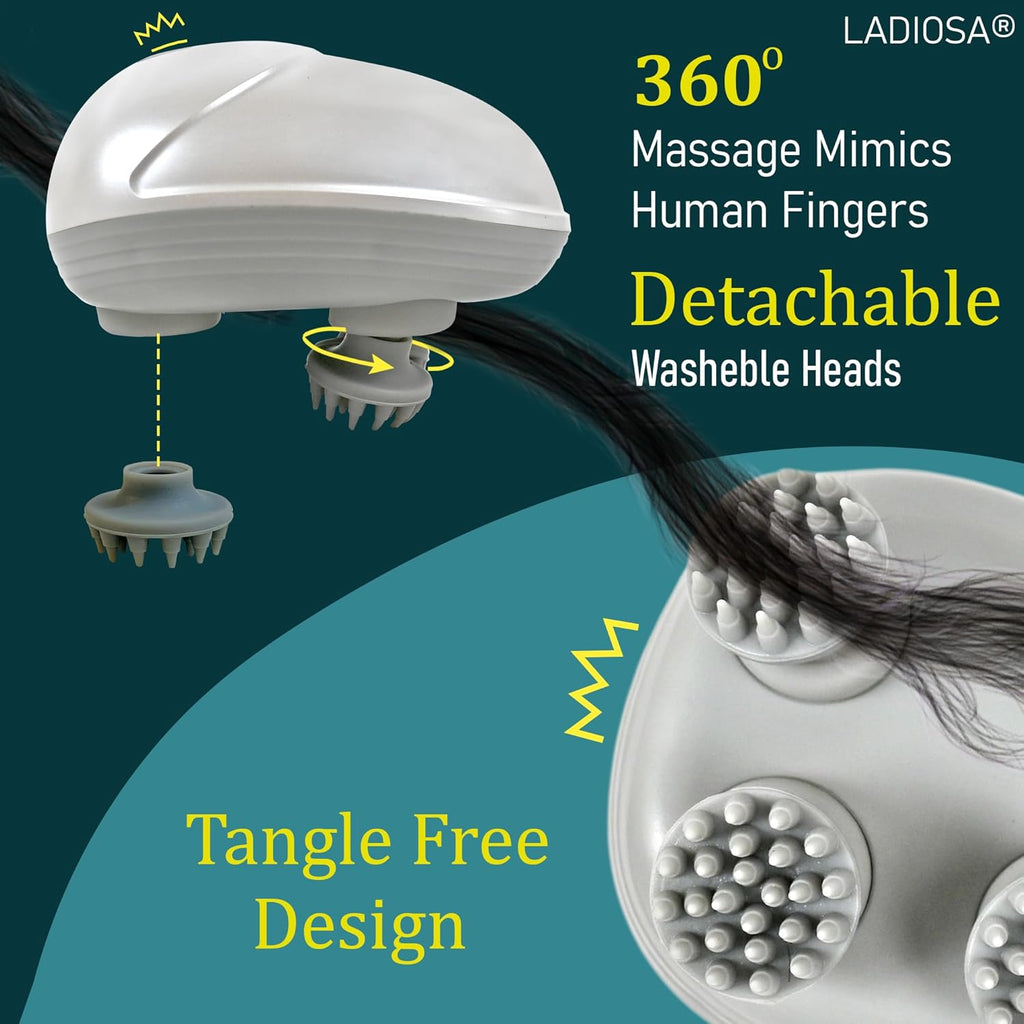Rechargeable Waterproof Scalp Massager™ – Relax, Refresh & Rejuvenate Every Day(COD Available)
