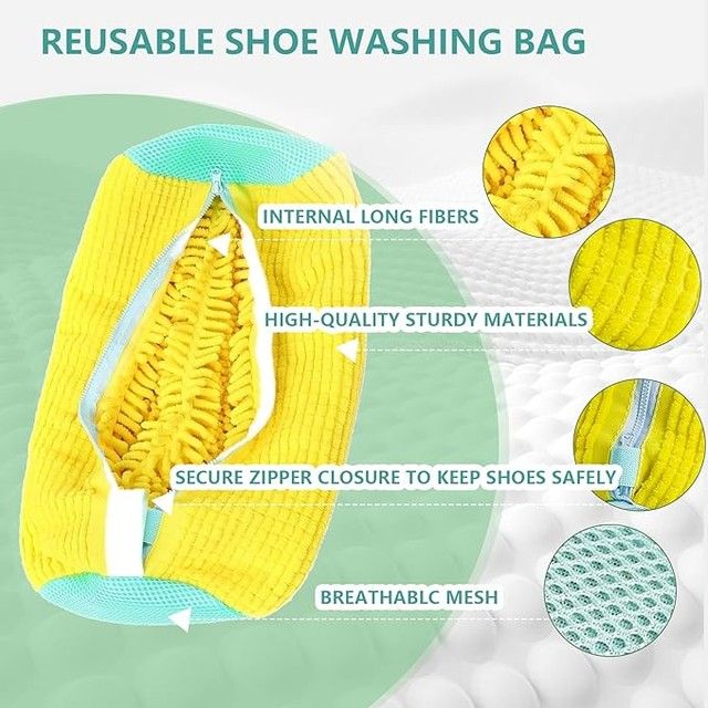 👟 Shoe Wash Bag™ – Protect, Clean & Shine Effortlessly ✨