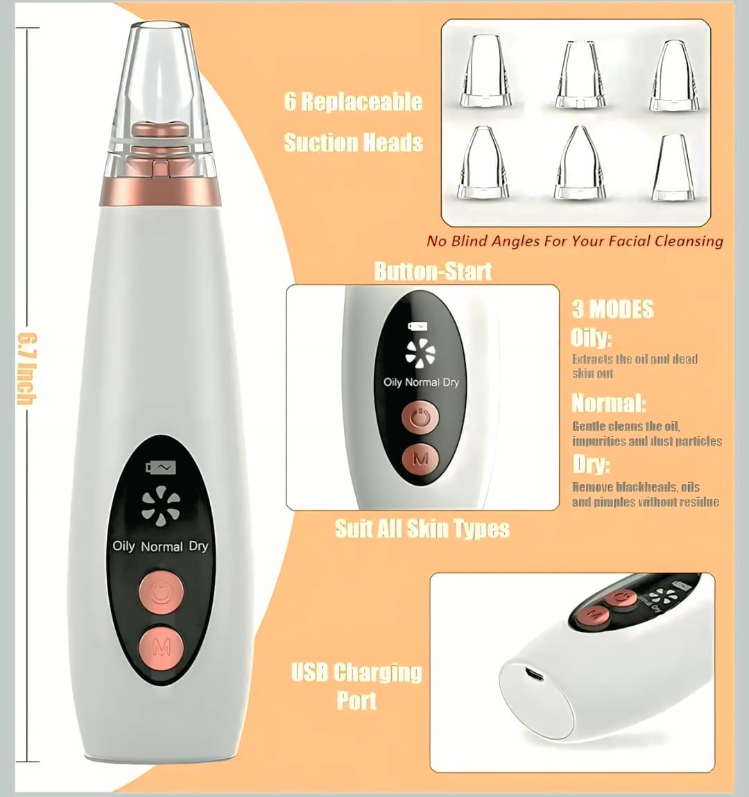 Portable Blackhead Remover™ | Deep Clean, Smooth Skin(COD Available)