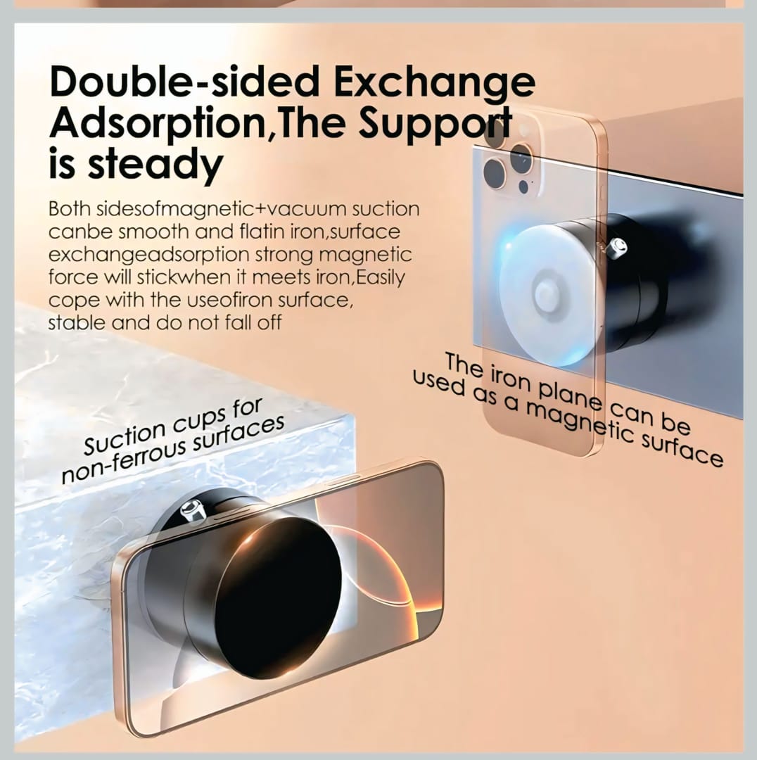 📱 Magnetic Phone Holder™ – Luxury Design, Auto-Rotation &amp; 360° Freedom COD Available